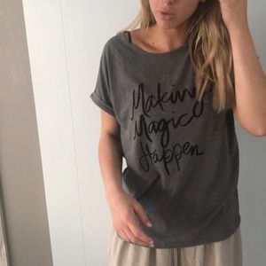 🌸Grey T-shirt by AWAPEMIA/L